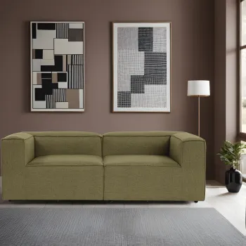 Canapea 2 locuri, Atelier del Sofa, 560ARE2143, Verde imagine