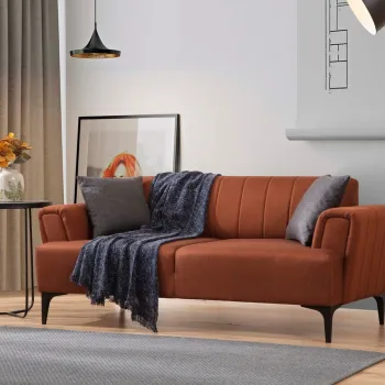 Canapea 2 locuri, Atelier del Sofa, 560ARE2239, Caramiziu imagine