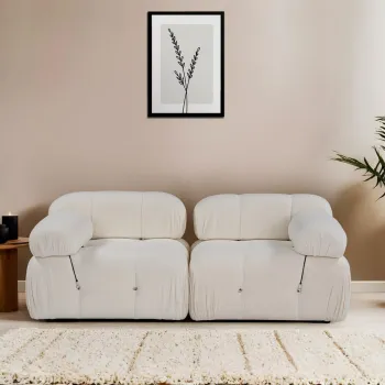 Canapea 2 locuri, Atelier del Sofa, 560ARE2809, Crem imagine