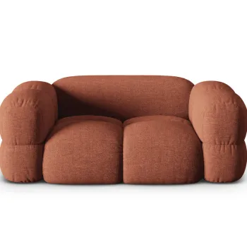 Canapea 2 locuri, Loretto, Cosmopolitan Design, 180x100x68 cm, tesatura structurata, corai imagine