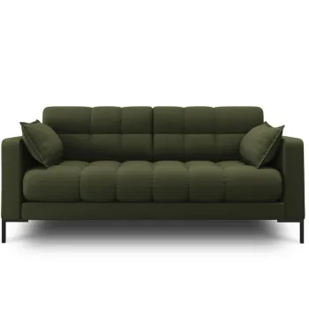 Canapea 2 locuri, Mamaia, Micadoni Home, BL, 152x92x75 cm, tesatura tip twill, verde imagine