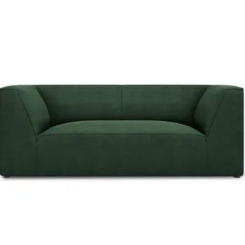 Canapea 2 locuri, Ruby, Micadoni Home, BL, 174x93x69 cm, poliester, verde imagine