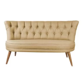 Canapea 2 locuri, Zeon, 558ZEN1212, Lemn, Maro Laptos imagine