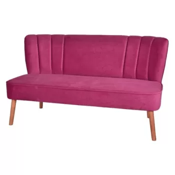 Canapea 2 locuri, Zeon, 558ZEN1250, Lemn, Mov imagine