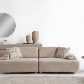 Canapea 3 locuri, Atelier del Sofa, 345DRX1101, Bej imagine
