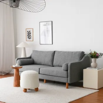 Canapea 3 locuri, Atelier del Sofa, 383EVN1241, Gri imagine