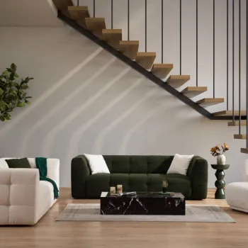 Canapea 3 locuri, Atelier del Sofa, 560ARE1821, Verde imagine