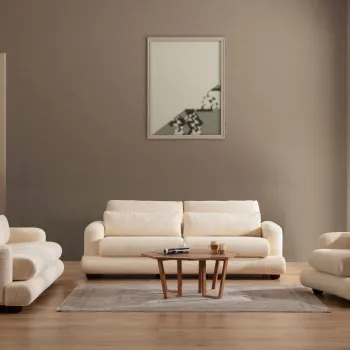 Canapea 3 locuri, Atelier del Sofa, 560ARE1834, Bej imagine