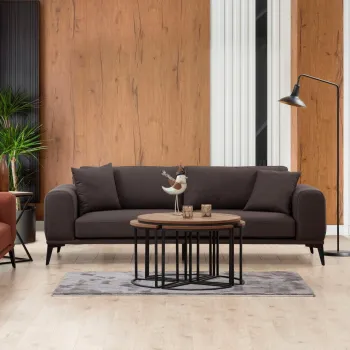 Canapea 3 locuri, Atelier del Sofa, 560ARE1888, Gri imagine