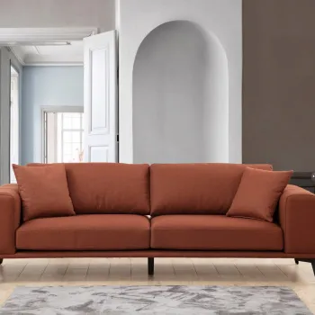 Canapea 3 locuri, Atelier del Sofa, 560ARE1889, Caramiziu imagine