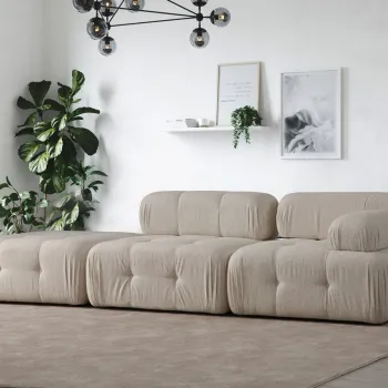 Canapea 3 locuri, Atelier del Sofa, 560ARE1904, Crem imagine