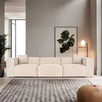 Canapea 3 locuri, Atelier del Sofa, 560ARE1938, Crem imagine