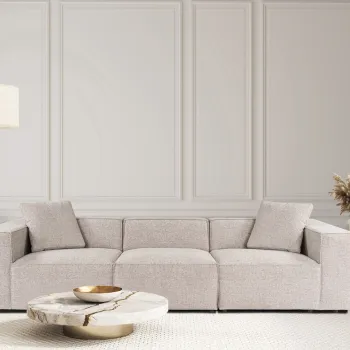 Canapea 3 locuri, Atelier del Sofa, 560ARE1955, Moca imagine