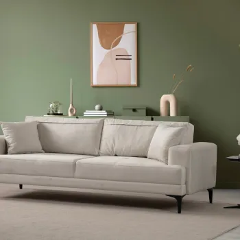 Canapea 3 locuri, Atelier del Sofa, 560ARE2177, Ecru imagine