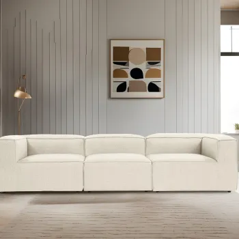Canapea 3 locuri, Atelier del Sofa, 560ARE2185, Ecru imagine