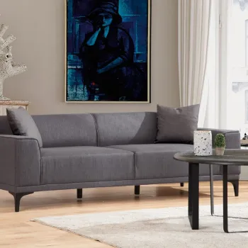 Canapea 3 locuri, Atelier del Sofa, 560ARE2337, Antracit imagine