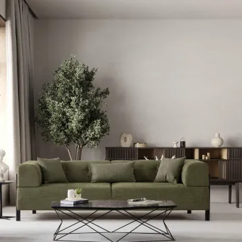 Canapea 3 locuri, Atelier del Sofa, 560ARE2369, Verde imagine