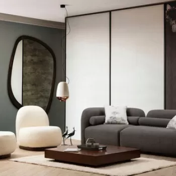 Canapea 3 locuri, Hilena, 859FTN2040, Lemn de fag / PAL, Gri imagine