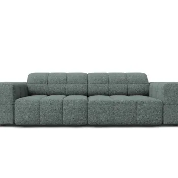 Canapea 3 locuri, Jennifer-140, Micadoni Home, 204x102x70 cm, tesatura chenille din poliester, petrol imagine