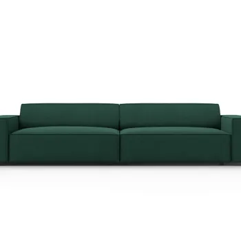 Canapea 3 locuri, Jodie, Micadoni Home, BL, 204x102x70 cm, poliester, verde imagine