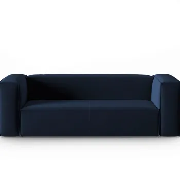 Canapea 3 locuri, Mackay, Cosmopolitan Design, 200x94x73 cm, catifea, albastru royal imagine
