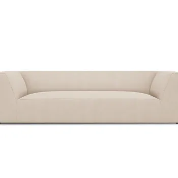 Canapea 3 locuri, Ruby, Micadoni Home, BL, 232x93x69 cm, poliester, bej imagine