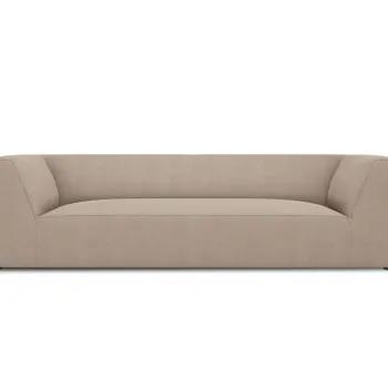 Canapea 3 locuri, Ruby, Micadoni Home, BL, 232x93x69 cm, poliester, bej inchis imagine