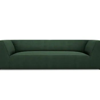 Canapea 3 locuri, Ruby, Micadoni Home, BL, 232x93x69 cm, poliester, verde imagine