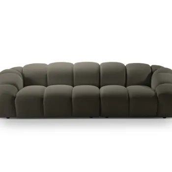 Canapea 4 locuri, Diana-191, Micadoni Home, 294x114x72 cm, tesatura 3D Sonic, gri otel imagine