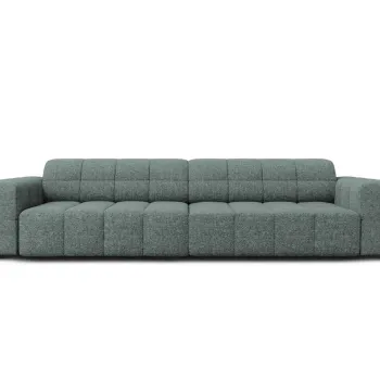 Canapea 4 locuri, Jennifer-140, Micadoni Home, 244x102x70 cm, tesatura chenille din poliester, petrol imagine