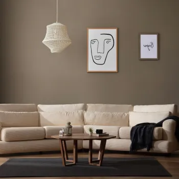 Canapea cu 4 locuri, Atelier del Sofa, 560ARE1830, Bej imagine