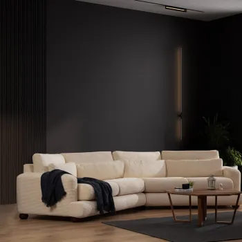 Canapea cu 4 locuri, Atelier del Sofa, 560ARE1831, Bej imagine