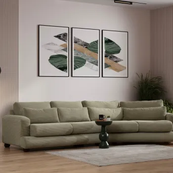 Canapea cu 4 locuri, Atelier del Sofa, 560ARE1832, Verde imagine
