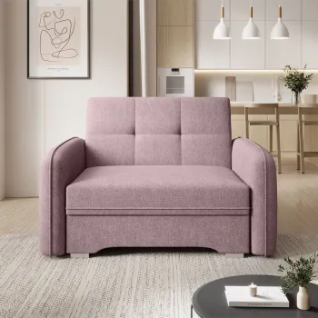 Canapea extensibila 1 loc, ELTAP, Laine, 102x109x84 cm, lemn/poliester, somon imagine