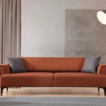 Canapea extensibila 3 locuri, Atelier del Sofa, 560ARE2243, Caramiziu imagine