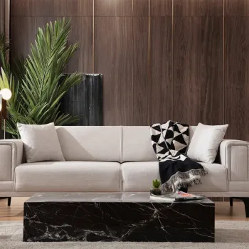 Canapea extensibila 3 locuri, Atelier del Sofa, 560ARE2261, Ecru imagine