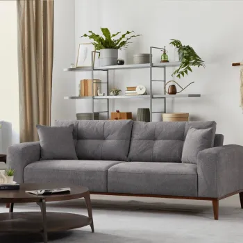 Canapea extensibila 3 locuri, Atelier del Sofa, 560ARE2362, Gri deschis imagine
