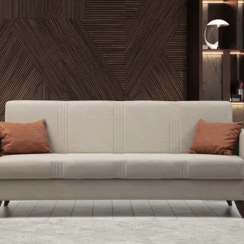 Canapea extensibila 3 locuri, Atelier del Sofa, 730MST1210, Bej imagine