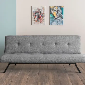 Canapea extensibila 3 locuri, Atelier del Sofa, 859FTN2818, Gri deschis imagine