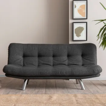 Canapea extensibila 3 locuri, Atelier del Sofa, 859FTN2828, Gri inchis imagine