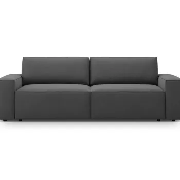 Canapea extensibila 3 locuri, Jodie-78, Micadoni Home, 247x107x86 cm, tesatura structurata, albastru imagine