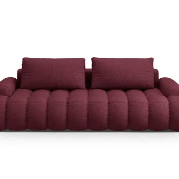 Canapea extensibila 4 locuri, Linz, Cosmopolitan Design, 250x100x84 cm, tesatura structurata, bordo imagine