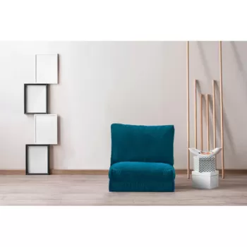 Canapea extensibila cu 1 loc, Futon, 859FTN2318, Metal , Verde imagine