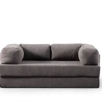 Canapea extensibila cu 2 locuri, Artie, 560ARE4162, Cadru: Fara cadru, Gri imagine