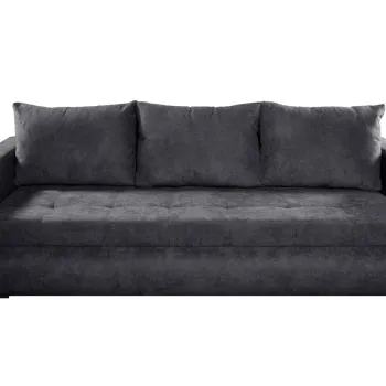Canapea extensibila Genoa Graphite, 230x97x78 cm, cu lada de depozitare imagine