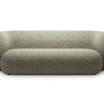 Canapea modulara 3 locuri, Kate, Micadoni, 213x99x76 cm, tesatura structurata, verde muschi melanj imagine