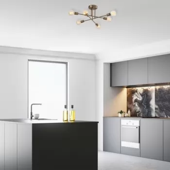 Candelabru, Nitid, Flower - 176, E27, 60 W, metal imagine