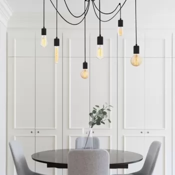 Candelabru, Nitid, Kabluni - MR - 928, E27, 100 W, metal imagine