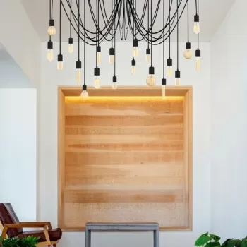 Candelabru, Nitid, Kabluni - MR - 932, E27, 100 W, metal imagine