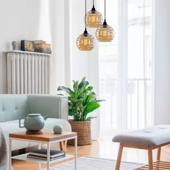 Candelabru, Opviq, Gold - 011, E27, 100 W, metal imagine